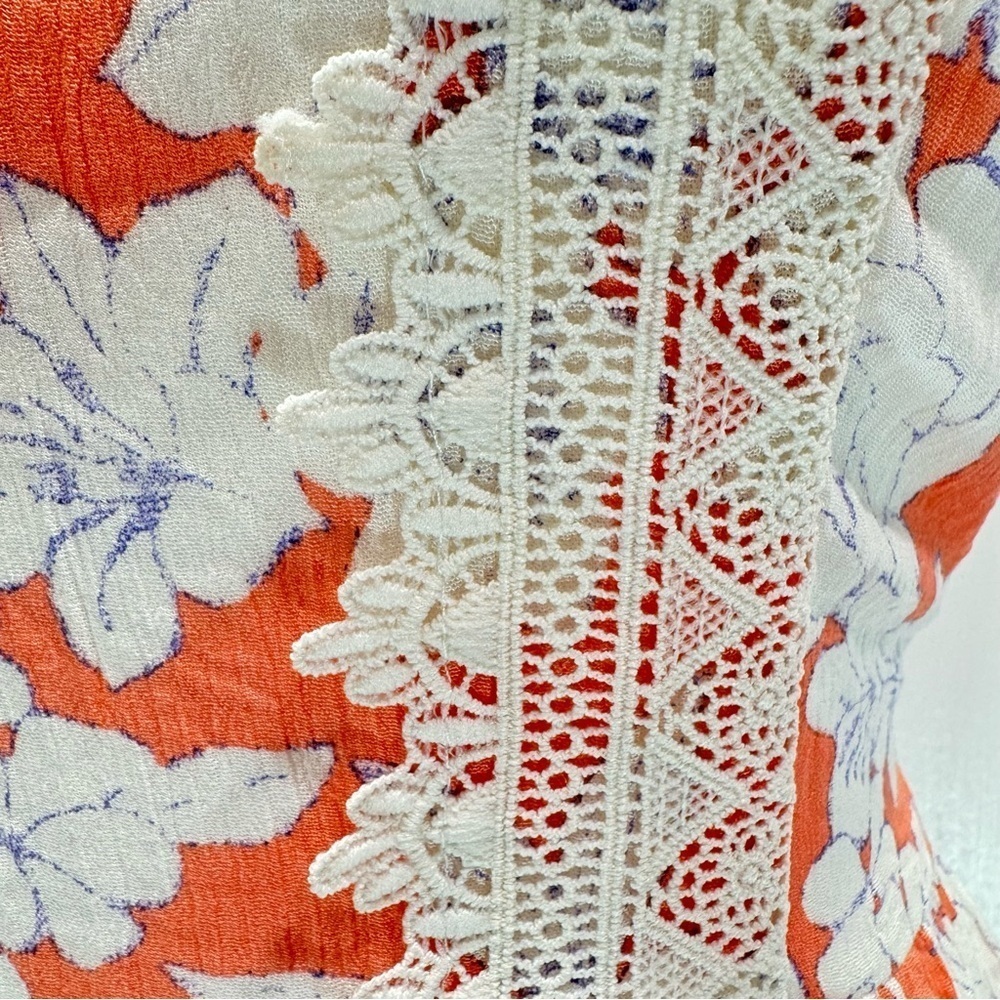 Soiéblu Crepe Floral & Lace Cutout Back Spaghetti Strap Maxi Dress from ModCloth - Picture 11 of 14